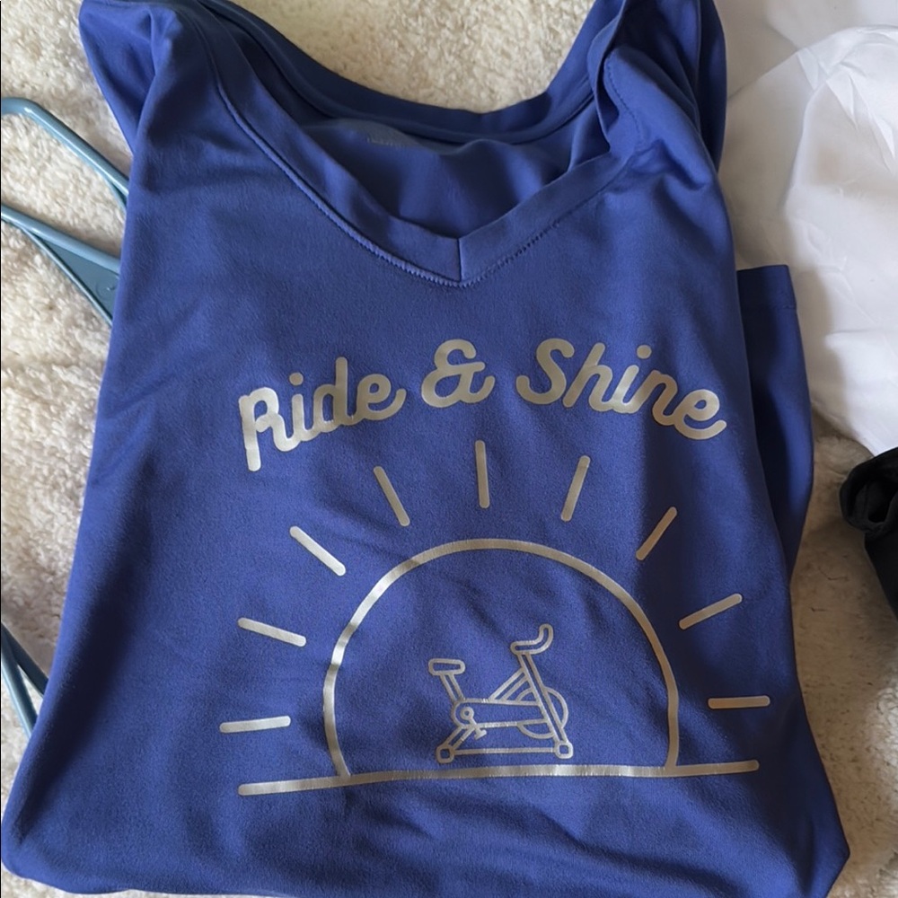 Ride & Shine Kids Blue Shirt
